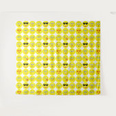 Emoji Achtergrond Wandkleed (Voorkant (horizontaal))