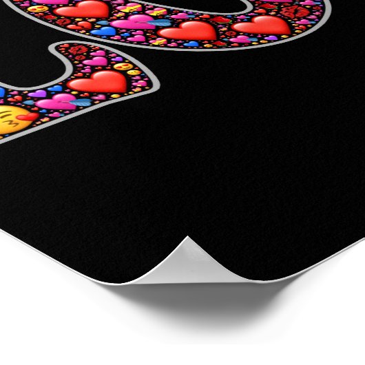 Emoji affiche d'amour (Coin)