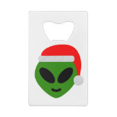 emoji alien père Noël vert (Dos)