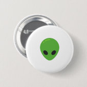emoji aliens ronde button 5,7 cm (Voorkant /achterkant)