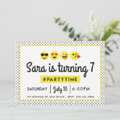 Emoji anniversaire invitation (Debout devant)