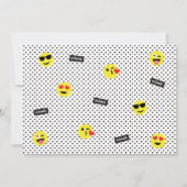 Emoji anniversaire invitation (Dos)