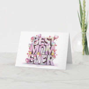 *~* Emoji AP72 Photo Carte Whimsical Mother's Day