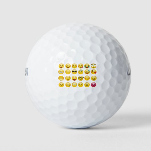 Emoji Art Golfballen (Voorkant)