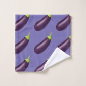 Émoji Aubergine (Gant de toilette)