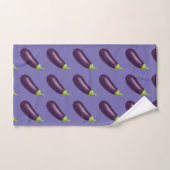 Émoji Aubergine (Serviette à main)
