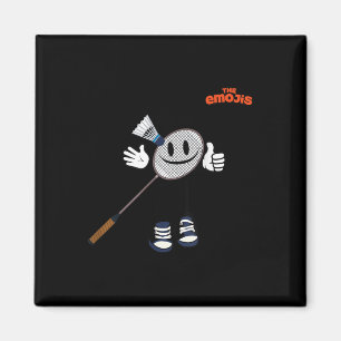 Emoji Badminton Sport Duim omhoog Magneet