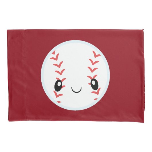 Emoji Baseball Kussensloop (Voorkant)