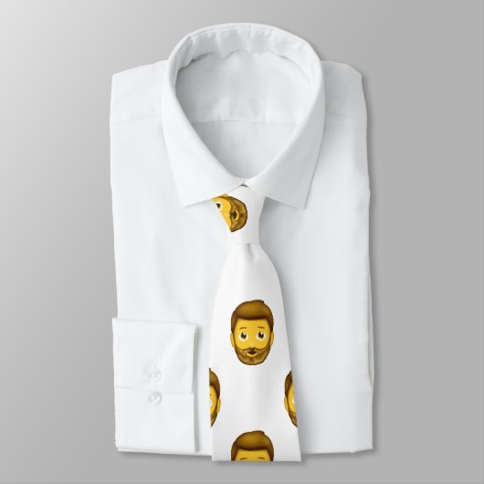Emoji bebaarde man herenkleding mannen stropdas st (Gebonden)