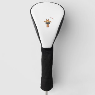 Emoji beledigen boos gezicht giraffe golfheadcover