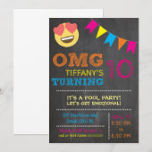 Emoji Birthday Kaart (Voorkant / Achterkant)