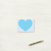 Emoji Blue Heart Post-it Post-it® Notes (Op bureau)