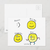 Emoji Briefkaart (Voorkant / Achterkant)
