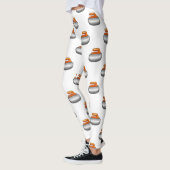 Emoji Curling Leggings en pierre (Gauche)