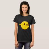 Emoji Dab Dabbing Yellow Smile Face T-shirt (Voorkant volledig)