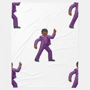 Emoji Dancing Man blanket Fleece Deken