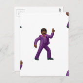 Emoji Dancing Man Briefkaart (Voorkant / Achterkant)