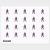 Emoji Dancing Man Driehoek Sticker (Vel)