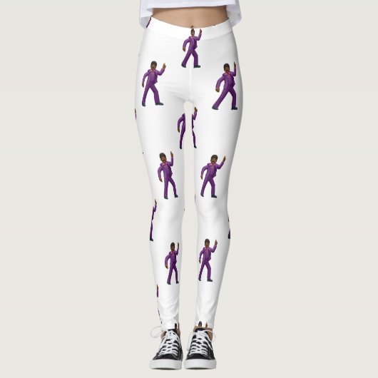 Emoji Dancing Man leggings (Devant)