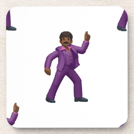 Emoji Dancing Man Onderzetter (Voorkant)