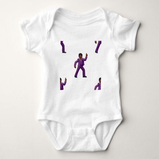 Emoji Dancing Man Romper (Voorkant)