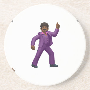 Emoji Dancing Man Zandsteen Onderzetter