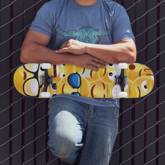 Emoji Designs Skateboard (Extérieur 3)