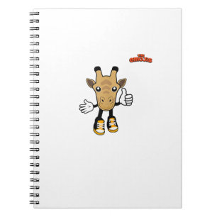Emoji Dieren Giraffe Duim omhoog Notitieboek