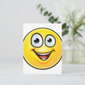 Emoji duikt op pictogram briefkaart (Staand voorkant)