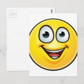 Emoji duikt op pictogram briefkaart (Voorkant / Achterkant)