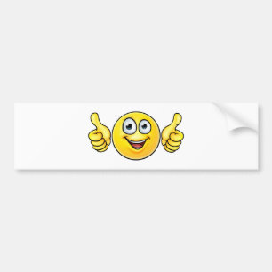 Emoji duikt op pictogram bumpersticker