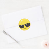 Emoji Face Ronde Sticker (Envelop)