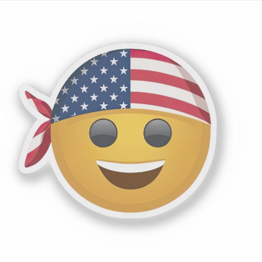 Emoji Face Sticker (Voorkant)