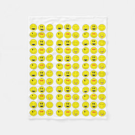 Emoji Fleece Blanket Deken