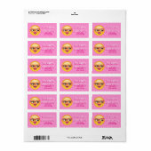 Emoji Flirty Girl ID227 Etiket (Full Sheet)