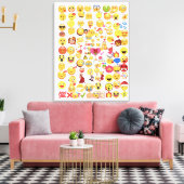 Emoji-formaat LG Canvas Afdruk (Insitu (Woonkamer))