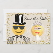 Emoji Foto opslaan Datum Kaart (Voorkant)