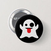 Emoji Ghost Ronde Button 5,7 Cm (Voorkant /achterkant)