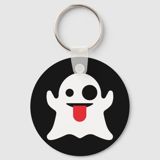 Emoji Ghost Sleutelhanger (Voorkant)