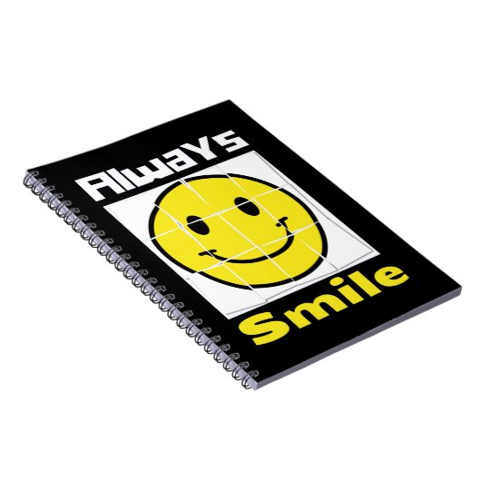 emoji glimlach notitieboek (Rechterzijde)