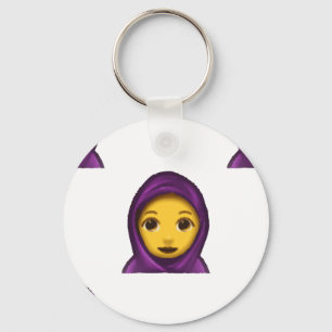 emoji hajib sleutelhanger