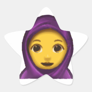 emoji hajib ster sticker