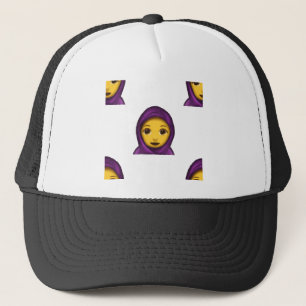 emoji hajib trucker pet
