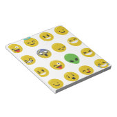 Emoji happy face notitieblok (Schuin)