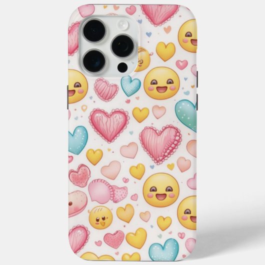 Emoji Hearts Case-Mate iPhone Case (Achterkant)