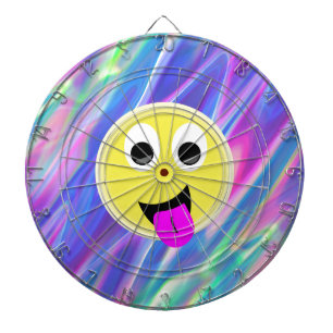 emoji hologram dartbord