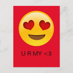 Emoji Je bent mijn hart valentijns kaart