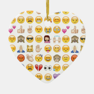 emoji keramisch ornament