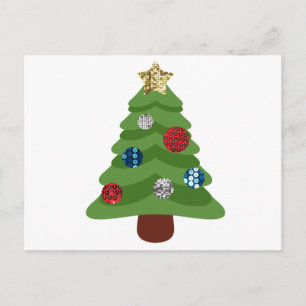 emoji kerstboom feestdagenkaart