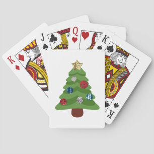 emoji kerstboom speelkaarten
